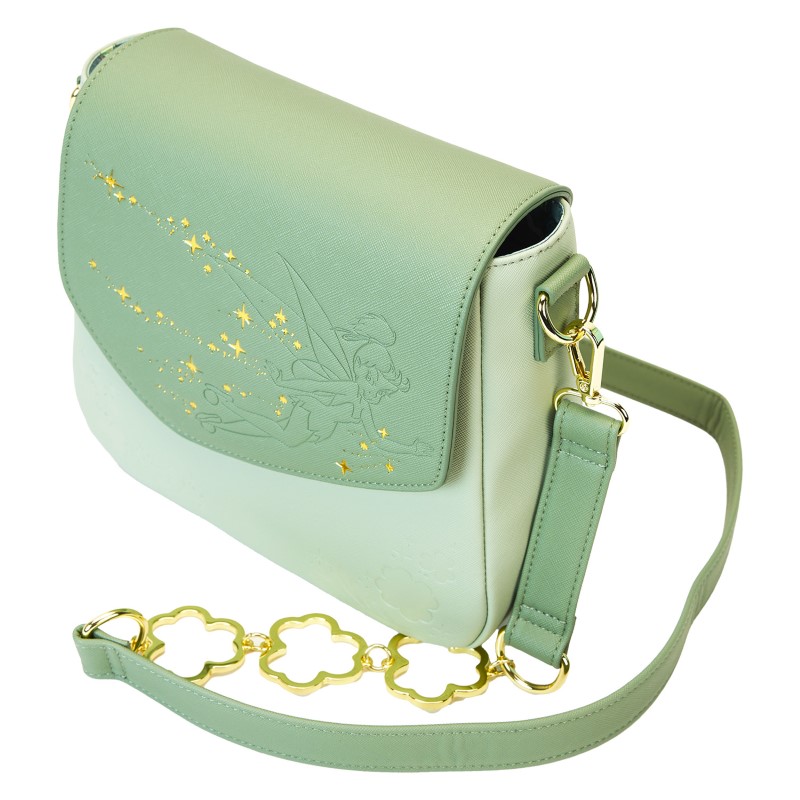 Disney Loungefly Sac A Main Tinker Bell 4-Leaf Clover 