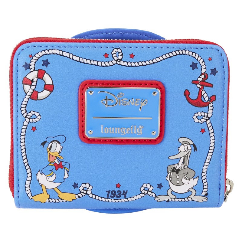 Disney Loungefly Portefeuille Donald Duck 90th Anniv 