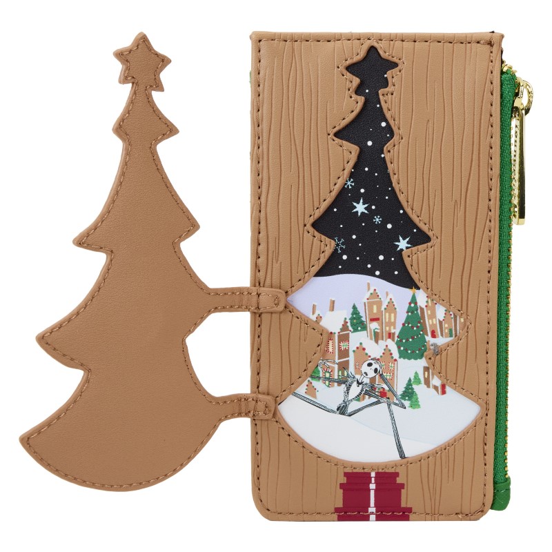 Disney Loungefly Porte Carte NBX Christmas Town Tree