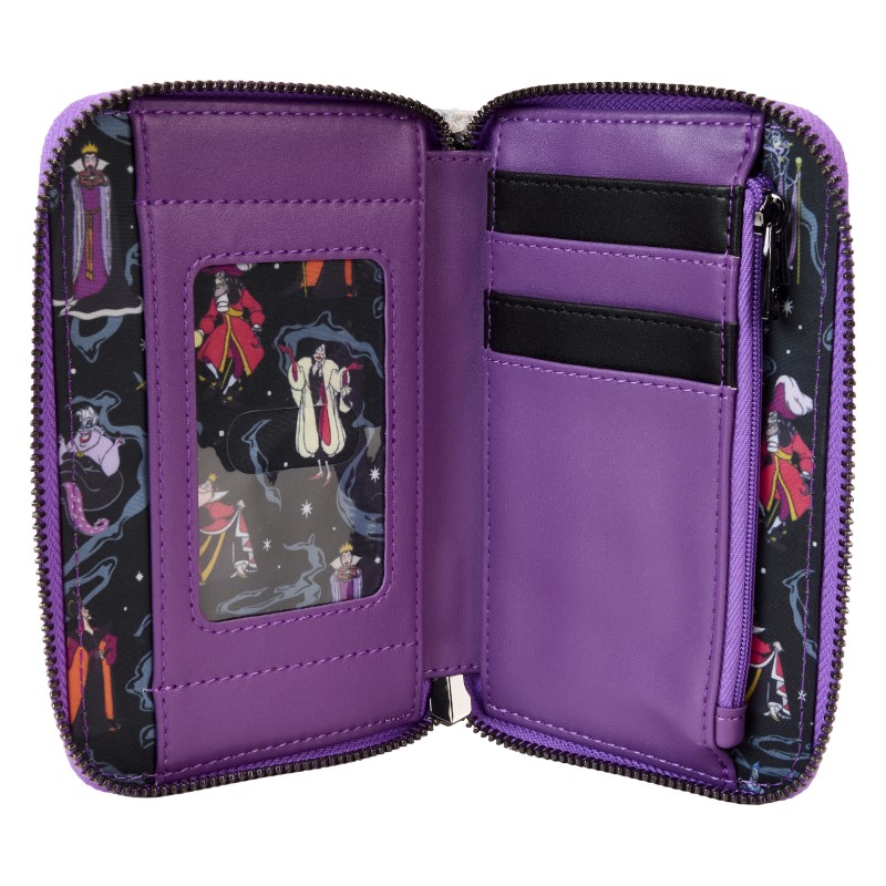 Disney Loungefly Portefeuille Villains Iridescent