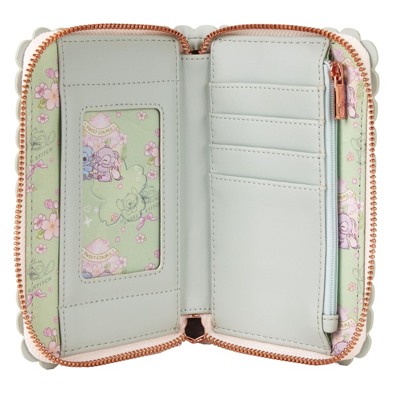 Disney Loungefly Portefeuille Cute Stitch Cherry Blossom