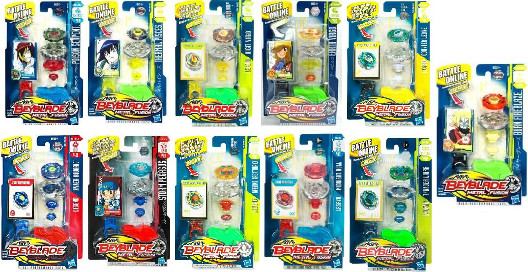 Beyblade Metal Fusion toupie simple pack x12