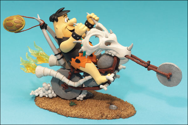 Hanna Barbera Ser 1 Fred Flintstone on chopper