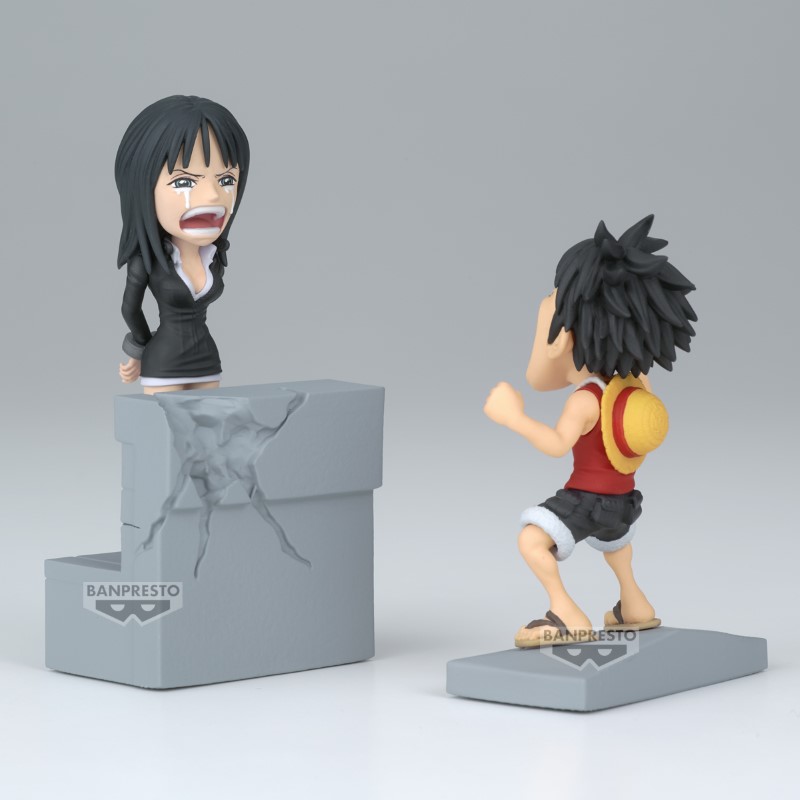 One Piece WCF Log Stories Monkey D Luffy & Nico Robin 10cm W125