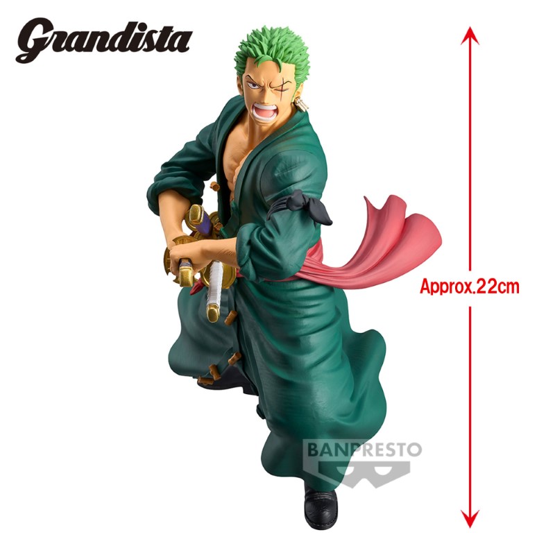 One Piece Grandista Roronoa Zoro 22cm W116