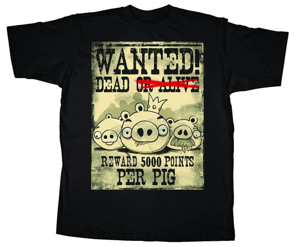 Angry Birds WANTED t-shirt