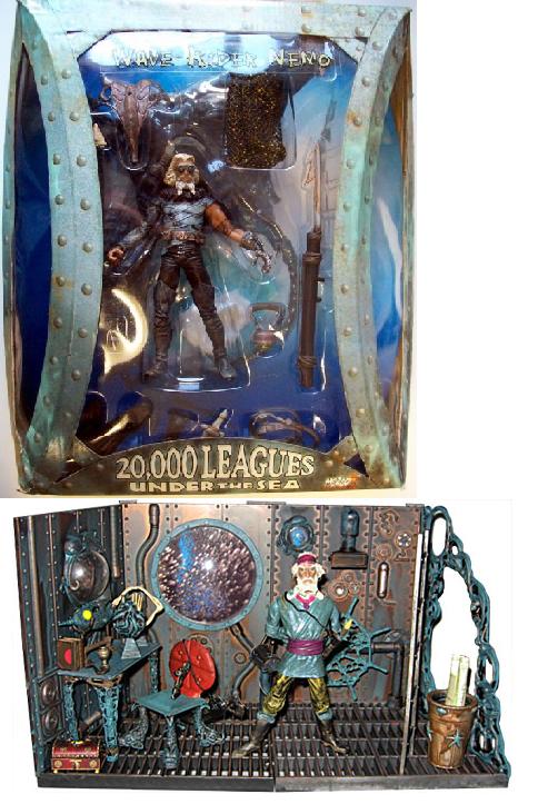 Captain Nemo deluxe figure diorama set de 2