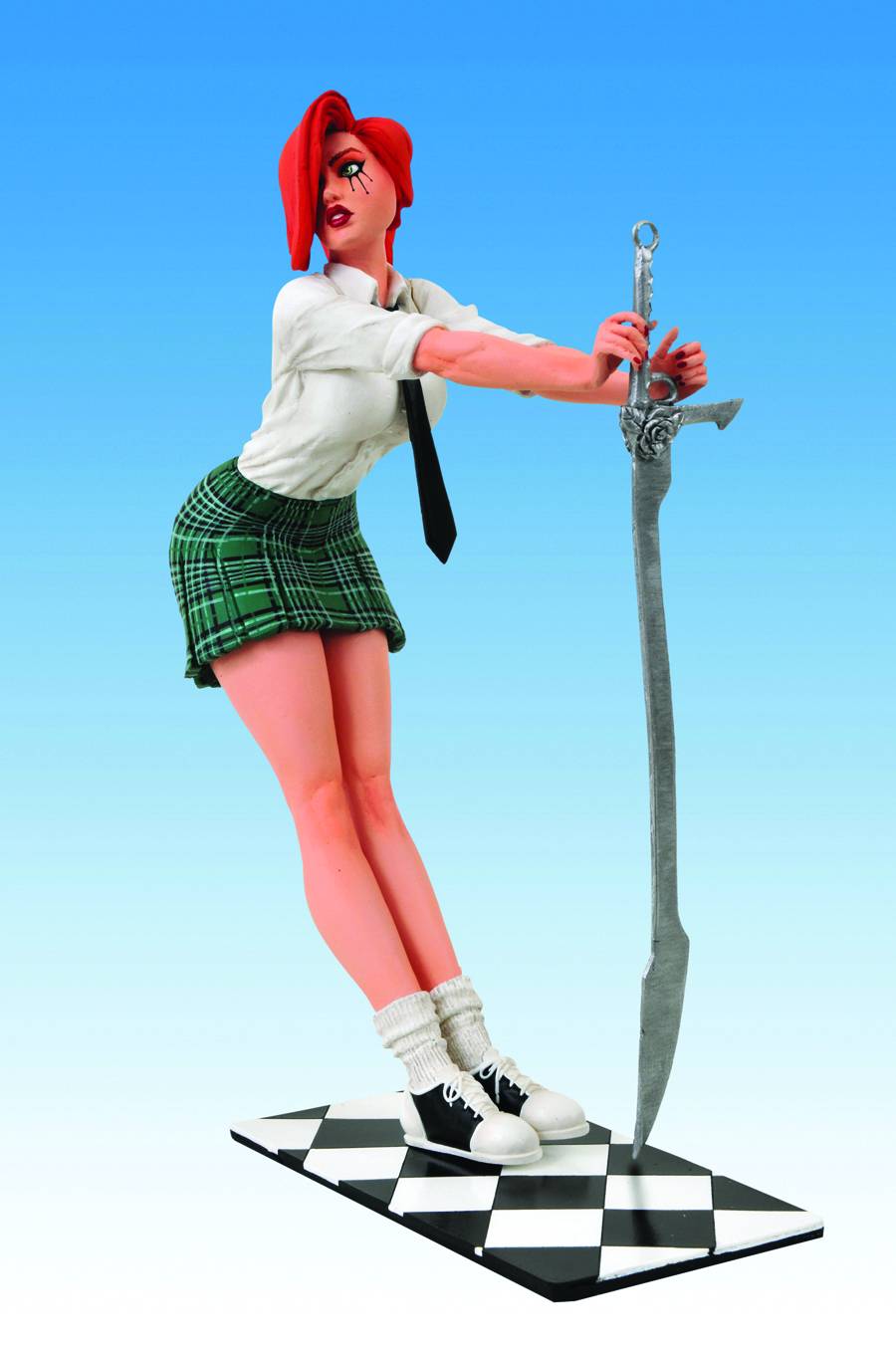 Dawn Schoolgirl pvc statue sexy